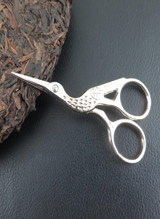 Naivete Imported Retro Gold Plated Crane Sewing Tailoring Scissors 9cm - Image 5